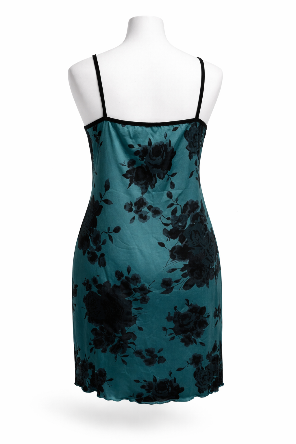 Nuisette verte avec motif noir