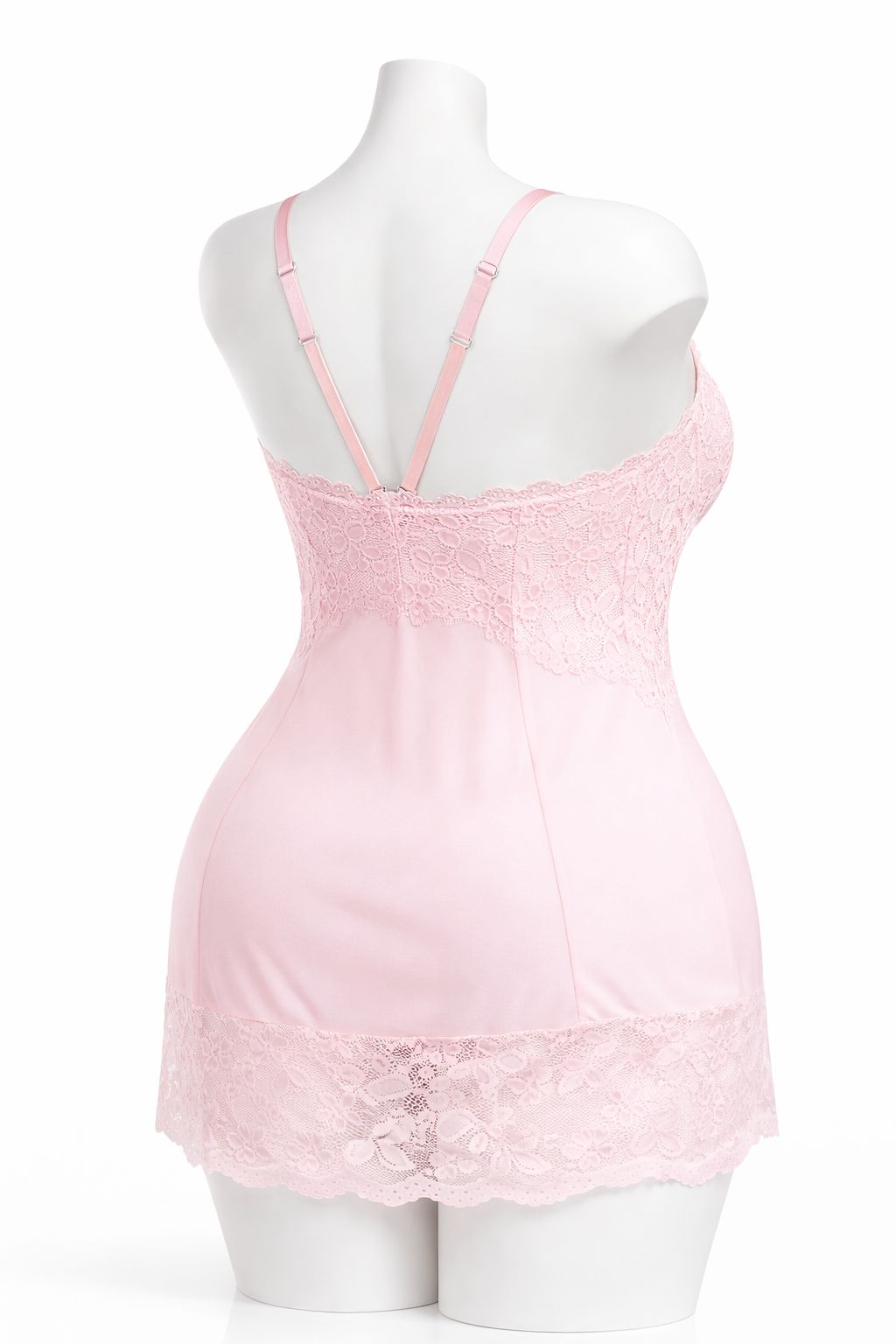 Nuisette rose semi transparente