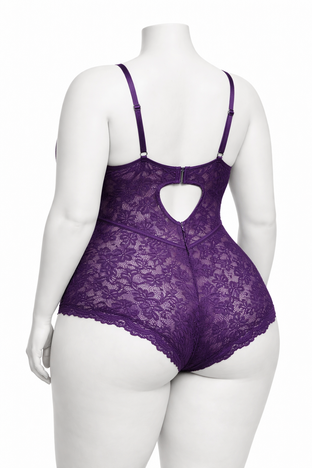 Body en dentelle transparente