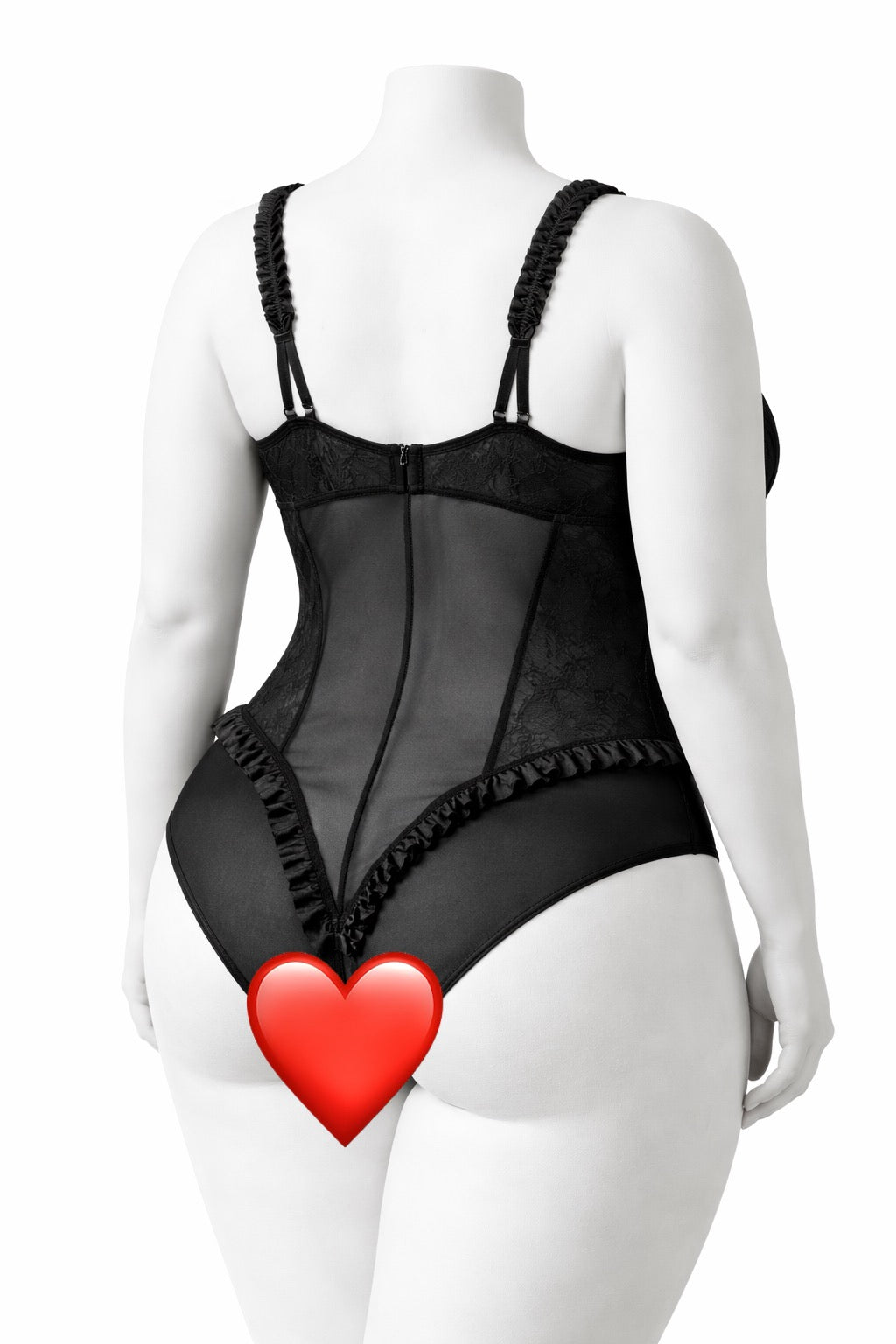 Body hyper sexy en dentelle noir