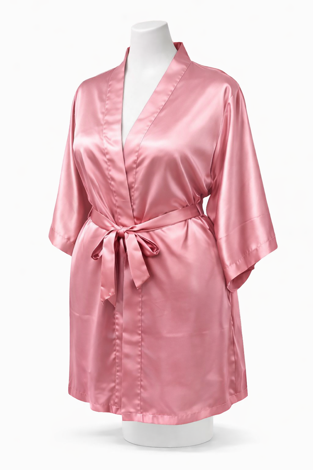 Peignoir effet satiné