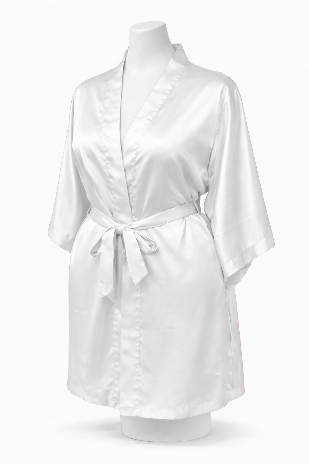 Peignoir effet satiné