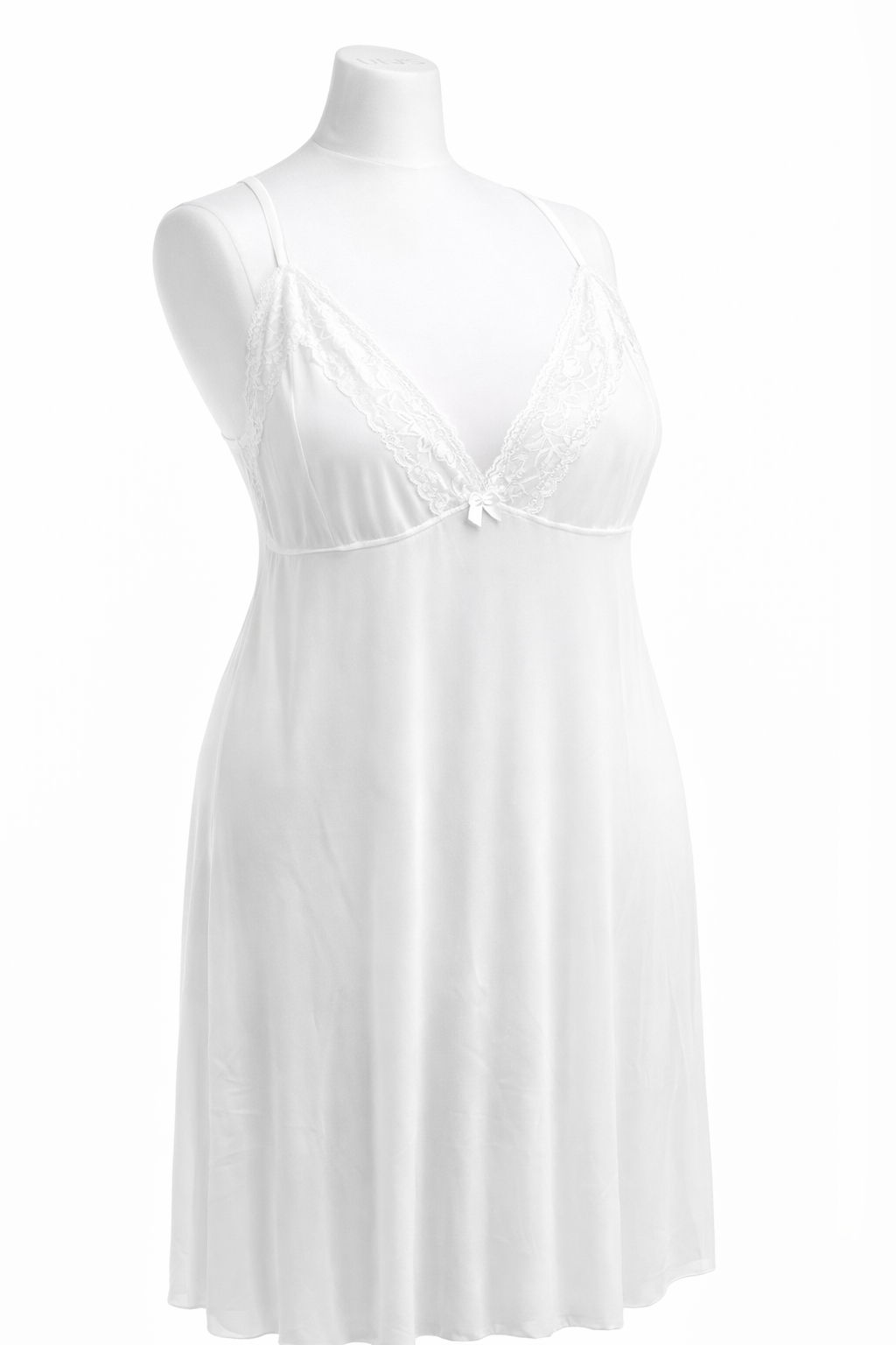Longue nuisette blanche