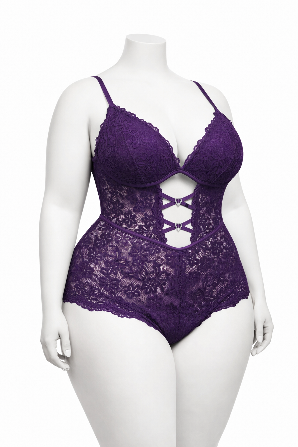 Body en dentelle transparente